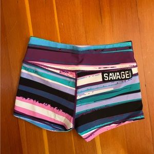 COPY - Savage Barbell booty shorts EUC